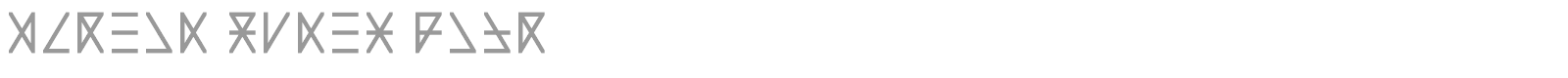 Madeon Runes font preview
